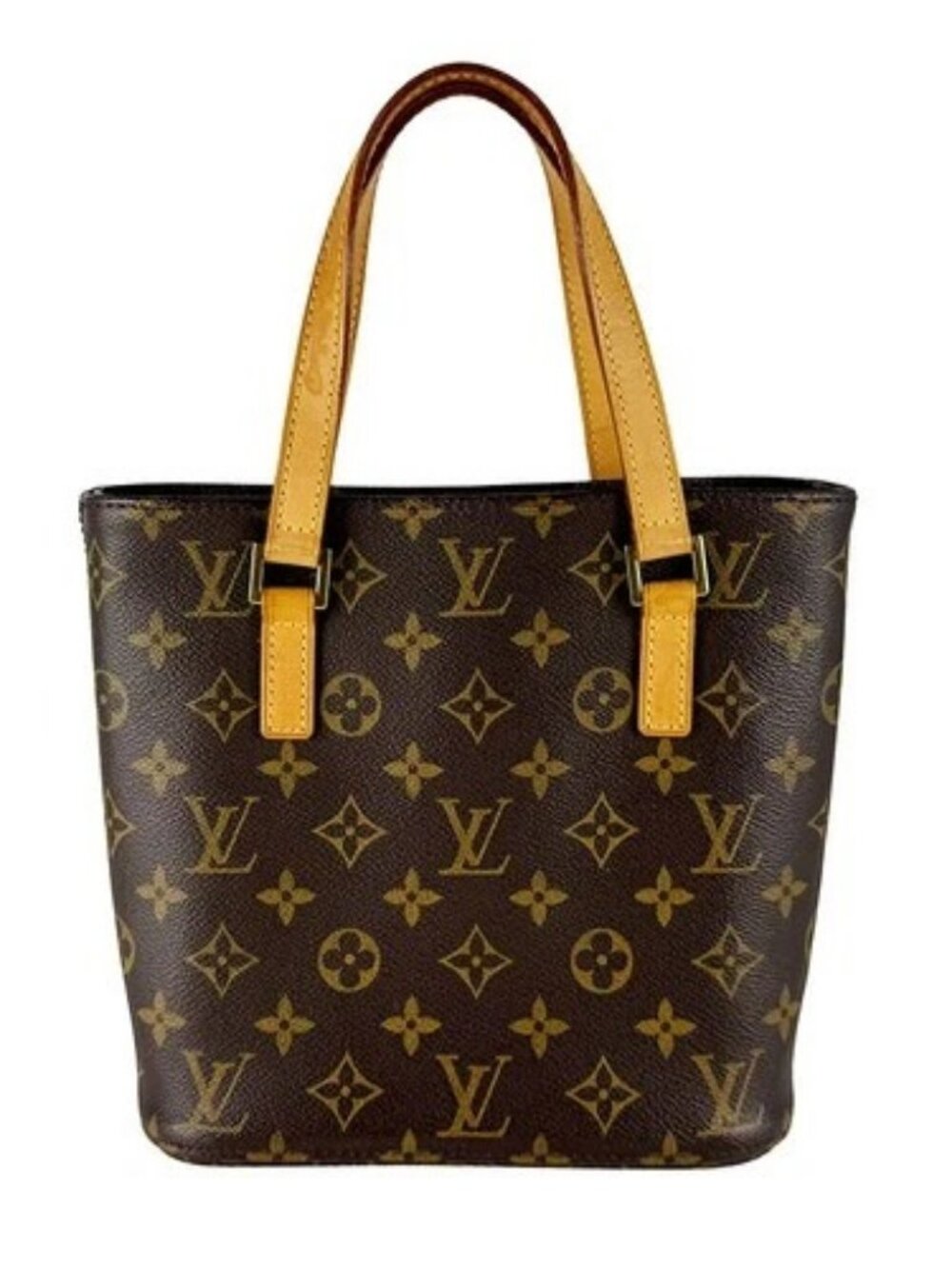 Auth LOUIS VUITTON Handbag Brown Monogram canvas z10750